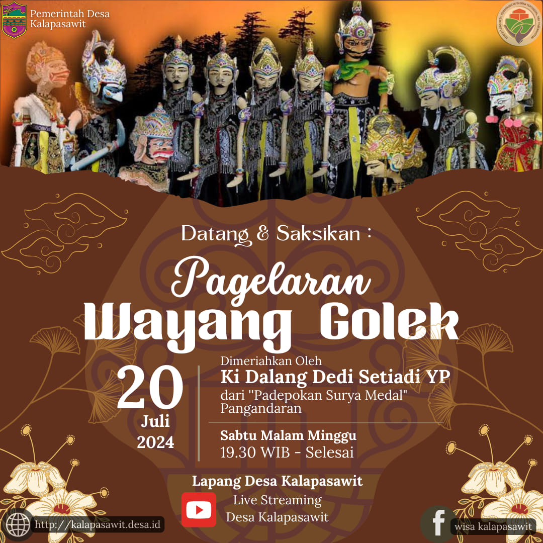 Pagelaran Wayang Golek Ki Dalang " DEDI SETIADI YP "