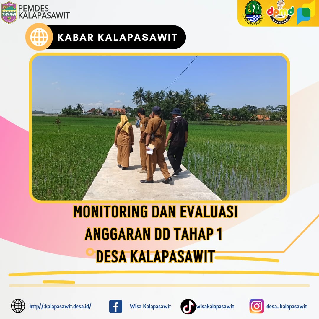 BLUSUKAN !!! MONEV KECAMATAN DD 2024 TAHAP 1